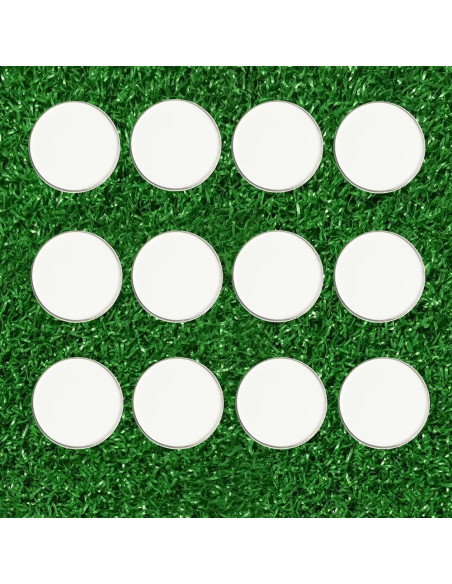 Marcadores de Pelota de Golf GOLTERS - 12 Unidades Blancos Marcadores de Pelota de Golf GOLTERS - 12 Unidades Blancos