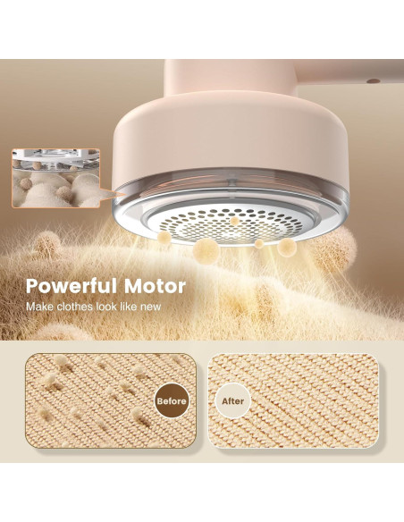 Raspador de Pelusa Bubbacare Eléctrico Recargable 6 Hojas Raspador de Pelusa Bubbacare Eléctrico Recargable 6 Hojas