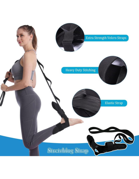 Estirador de pies y pantorrillas JIURUN - Kit ergonómico azul Estirador de pies y pantorrillas JIURUN - Kit ergonómico azul