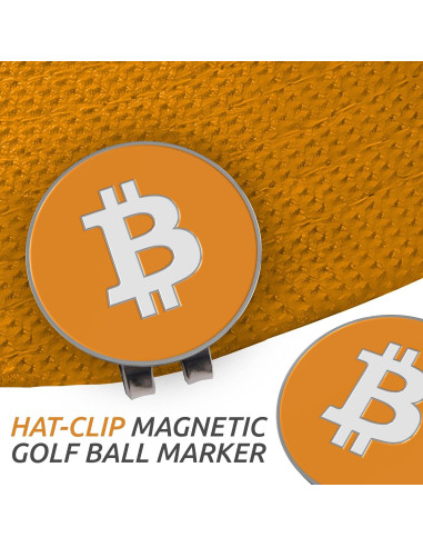 Marcador de Pelotas de Golf Shanker Golf Clip Bitcoin