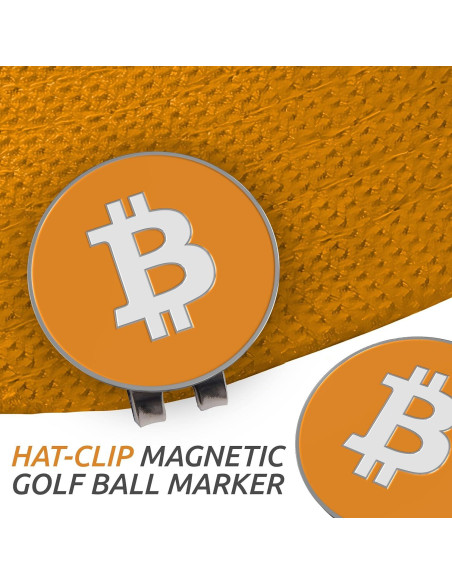Marcador de Pelotas de Golf Shanker Golf Clip Bitcoin Marcador de Pelotas de Golf Shanker Golf Clip Bitcoin