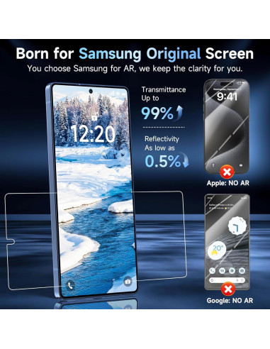 Protector de Pantalla Anti Reflectante YWXTW para Samsung S25 Ultra