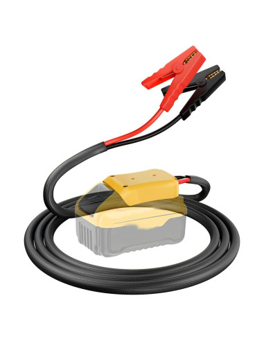 Cables de arranque IIXWUQ 8AWG para baterías Dewalt 20V