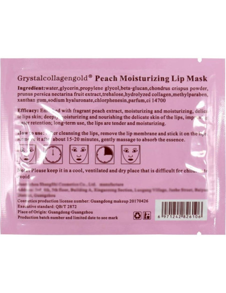 Mascarilla de Labios Adofect Colágeno Hidratante 30 Pzas Mascarilla de Labios Adofect Colágeno Hidratante 30 Pzas