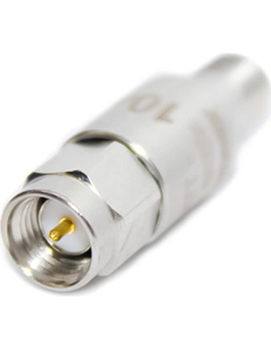 Atenuador SMA Macho a Hembra TOJOIN 10dB 2W DC-8GHz 2PCS