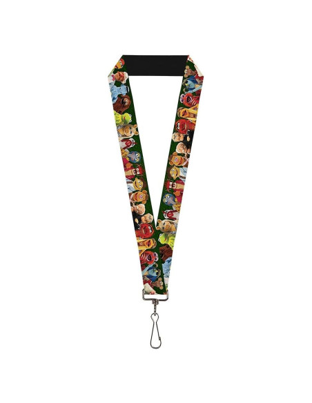 Cordón Lanyard Unisex Adulto Buckle Down Muppets Multicolor Cordón Lanyard Unisex Adulto Buckle Down Muppets Multicolor