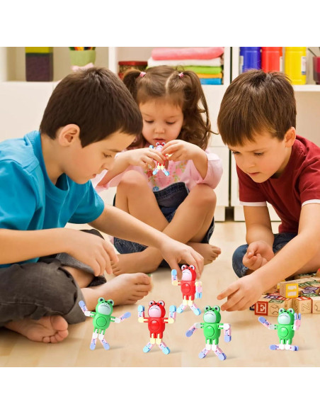 24 Piezas Juguetes Fidget Spinners Rana Alivio Estrés Niños 24 Piezas Juguetes Fidget Spinners Rana Alivio Estrés Niños