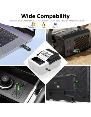 Paquete de 10 unidades USB 2.0 MAKACTUA 8GB colores variados