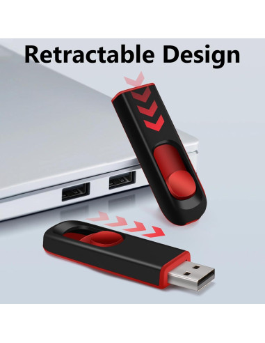 Paquete de 10 unidades USB 2.0 MAKACTUA 8GB colores variados