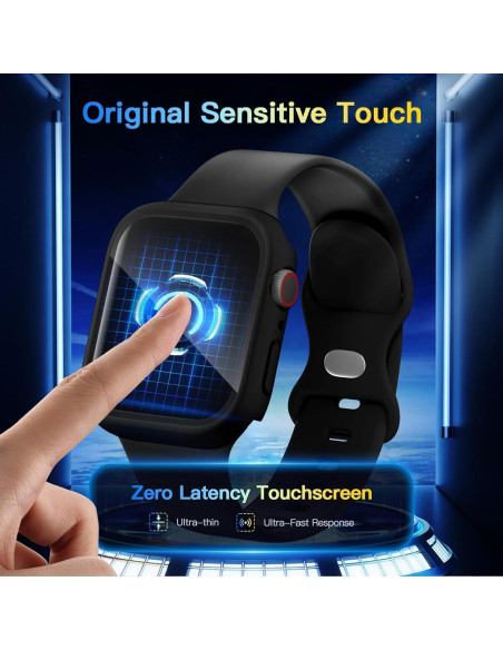 Paquete de 2 Fundas Duras Impermeables Wepro para Apple Watch 40mm Paquete de 2 Fundas Duras Impermeables Wepro para Apple Watch 40mm