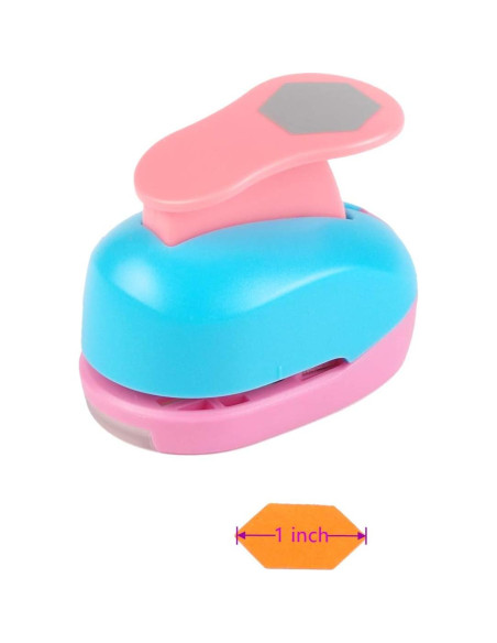 Perforadora Hexagonal 1" Wsyhomie para Manualidades DIY Perforadora Hexagonal 1" Wsyhomie para Manualidades DIY