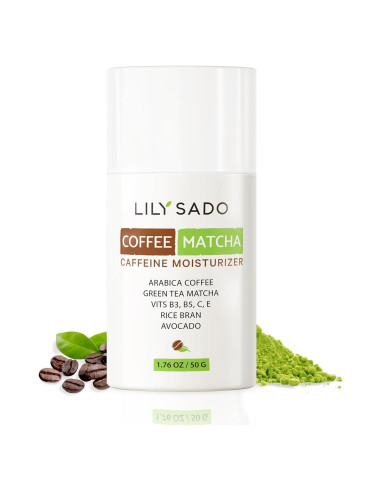 Crema Facial Hidratante Vegana Lily Sado 108g - Café y Matcha