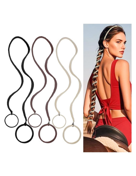 Tiras para el cabello deportivas Starfa Lab 40.64 cm 3 piezas Tiras para el cabello deportivas Starfa Lab 40.64 cm 3 piezas