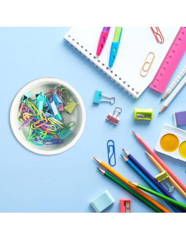 Soporte para Clips de Papel Cerámico HOMSUN Negro 9.5cm