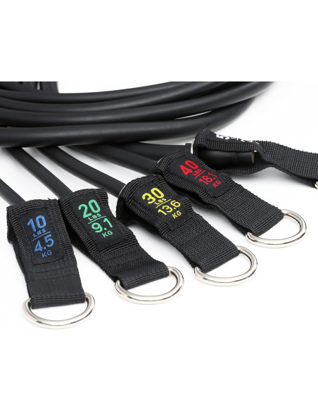 Conjunto de Bandas de Resistencia Sunny Health & Fitness 5 Pzas Conjunto de Bandas de Resistencia Sunny Health & Fitness 5 Pzas