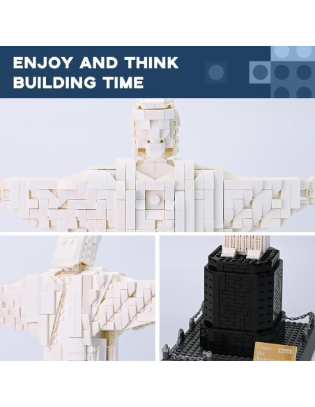 Set de Construcción ArtorBricks Cristo Redentor 973 Piezas Set de Construcción ArtorBricks Cristo Redentor 973 Piezas