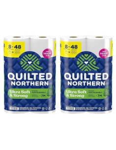 Papel Higiénico Quilted Northern Ultra Suave 8 Rollos Mega