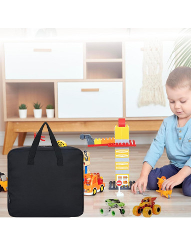 Funda Organizador para 24 Camiones Monster Jam HUHYNN Negra