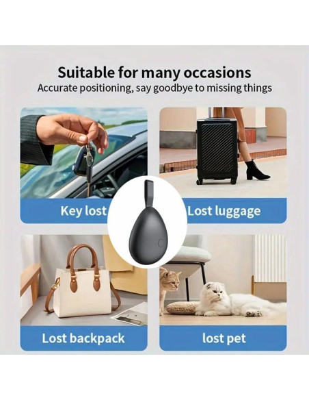 Localizador de Llaves MIUXGIO F16 - 4 Pack iOS Bluetooth Localizador de Llaves MIUXGIO F16 - 4 Pack iOS Bluetooth