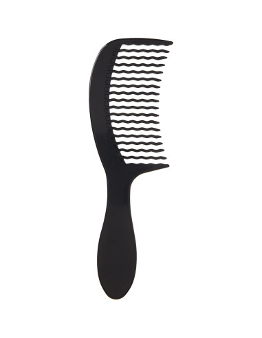Peine Desenredante Wet Brush Negro - Dientes Anchos 10.5cm