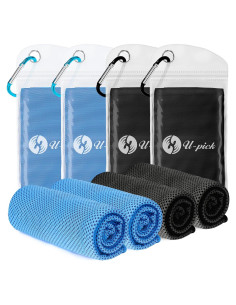 Toallas Enfriadoras U-pick 4 Paquetes 100x30 cm Microfibra