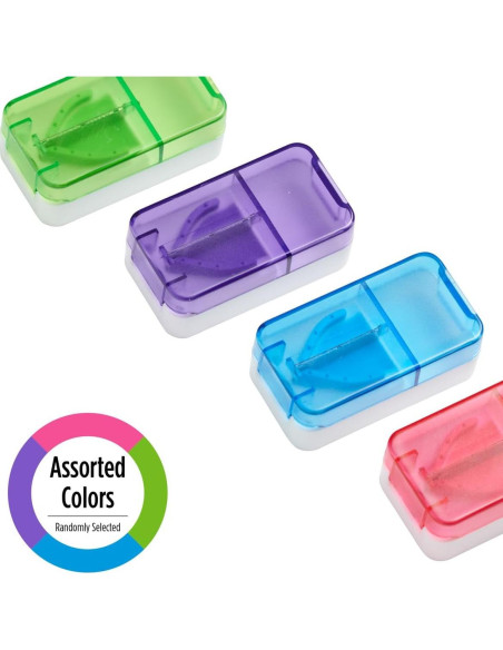 Cortador de Pastillas Ezy Dose Portátil Acero Inoxidable 6.35cm Cortador de Pastillas Ezy Dose Portátil Acero Inoxidable 6.35cm