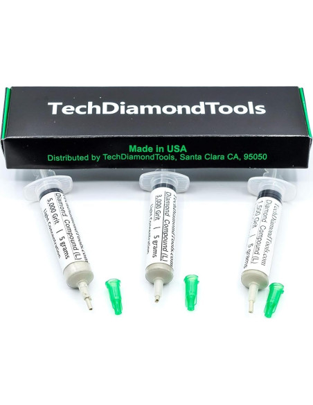 Kit de Pulido de Diamante TechDiamondTools 1500 3000 5000 Grano Kit de Pulido de Diamante TechDiamondTools 1500 3000 5000 Grano