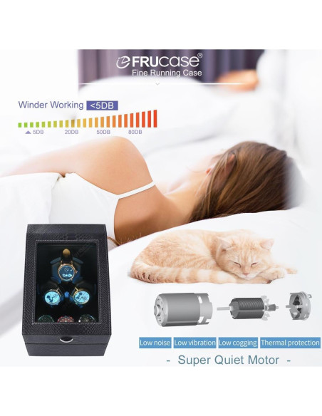 Cofre para Relojes Automáticos Frucase con Motor Silencioso Cofre para Relojes Automáticos Frucase con Motor Silencioso