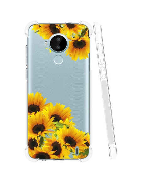 Funda TPU para Nokia C30 TA-1357 TA-1377 Girasol Delgado Funda TPU para Nokia C30 TA-1357 TA-1377 Girasol Delgado