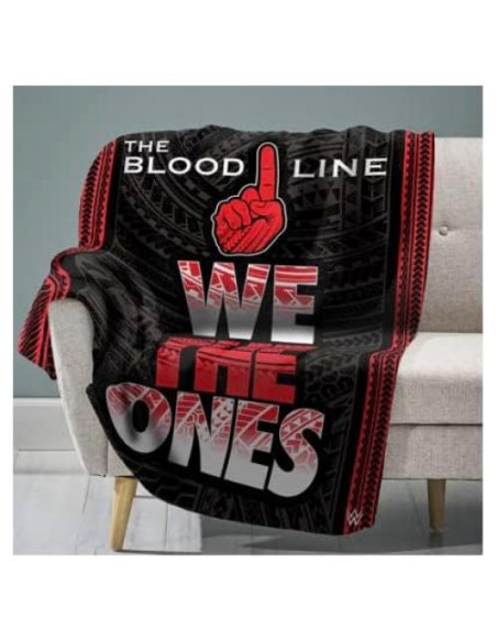 Manta Raschel Super Suave WWE Bloodline 152x203 cm Manta Raschel Super Suave WWE Bloodline 152x203 cm