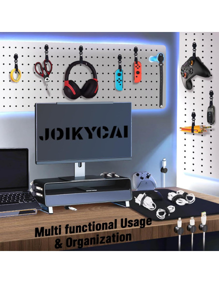 6 Sujetadores de Cables Rotativos JOIKYCAI + 5 Lazos Magnéticos 6 Sujetadores de Cables Rotativos JOIKYCAI + 5 Lazos Magnéticos