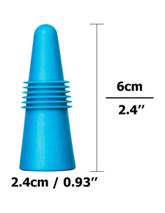 10 Tapones de Silicona para Vino CNYMANY - Reutilizables y Antideslizantes 2