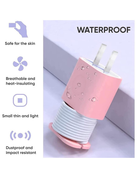 Protector de Cargador de Silicona 2 en 1 365Home 18W/20W Protector de Cargador de Silicona 2 en 1 365Home 18W/20W