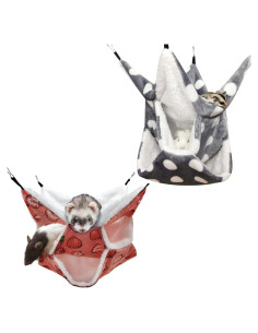 Hamaca de 3 Capas LEFTSTARER para Mascotas Pequeñas 30x30cm