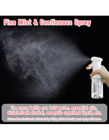 Botella de Spray de Viaje 100ml Apidgrowth Blanca - Cuidado Cabello y Plantas