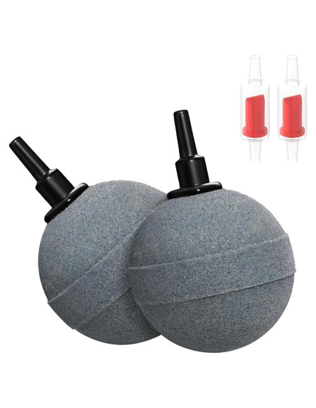 Piedra de Aire WTMCC para Acuario - Burbujero 5.08 cm, 2 Paquete Piedra de Aire WTMCC para Acuario - Burbujero 5.08 cm, 2 Paquete