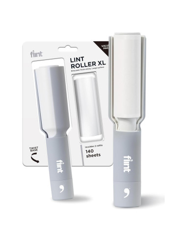 Rodillo Retráctil para Pelusa Flint XL 140 Hojas Gris