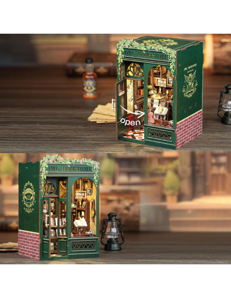 Kit de Librería CUTEBEE - Casa en Miniatura DIY 3D Kit de Librería CUTEBEE - Casa en Miniatura DIY 3D