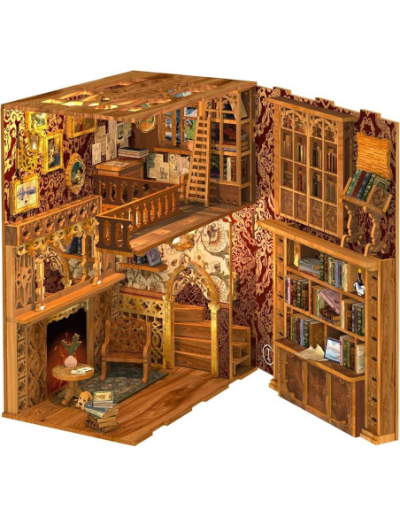 Kit de Rincón de Libros Fsolis Librería Eterna DIY 172 Piezas Kit de Rincón de Libros Fsolis Librería Eterna DIY 172 Piezas