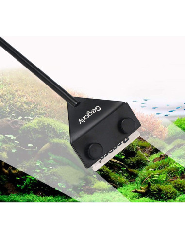 Raspador de Algas Segarty 67.3 cm Acero Inoxidable con 10 Cuchillas
