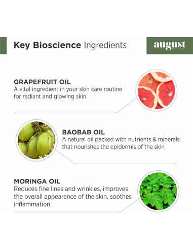 Limpiador Facial Orgánico August Bioscience 150ml - Hidratante y Suave