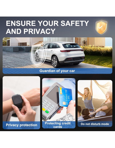 Caja Faraday Samfolk Pequeña con Bolsas para Llaves de Coche