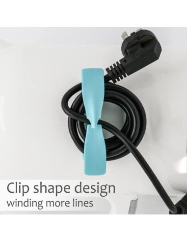Organizador de Cables para Electrodomésticos de Cocina - IUULOB, 12 Paquete, 6 Colores
