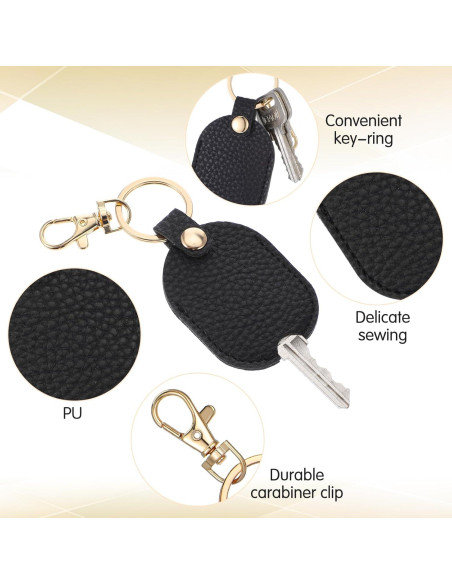 Funda de Llave de Coche de Cuero Vintage 2PCS - Soporte Práctico Funda de Llave de Coche de Cuero Vintage 2PCS - Soporte Práctico