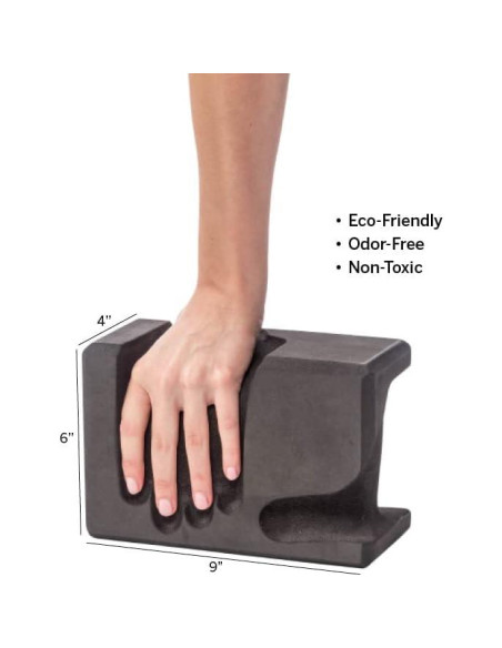 Bloques de Yoga WRIST BUDDY Negro 2 Piezas Ergonomicos Bloques de Yoga WRIST BUDDY Negro 2 Piezas Ergonomicos