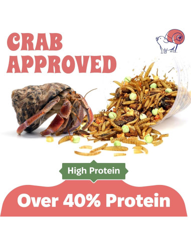 Alimento Natural para Cangrejos Ermitaños Snout and Shell 28g