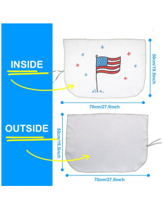 Sombrilla Solar para Ventanas de Auto LoyaGour 70x50cm 2