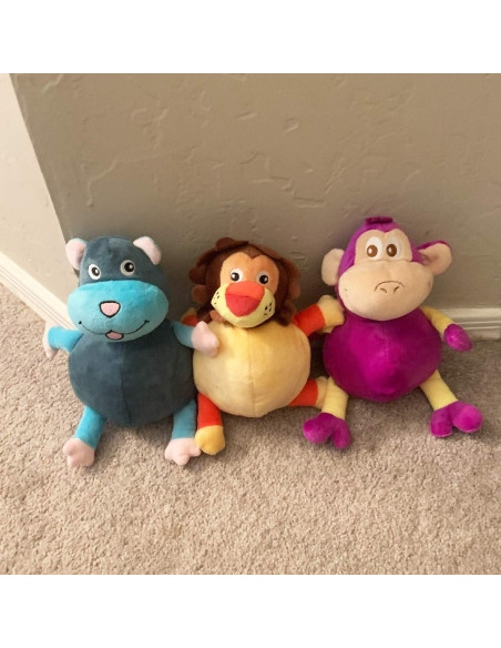 Juego de Juguetes para Perros Jalousie 3 Piezas 2-en-1 Squeaky Juego de Juguetes para Perros Jalousie 3 Piezas 2-en-1 Squeaky