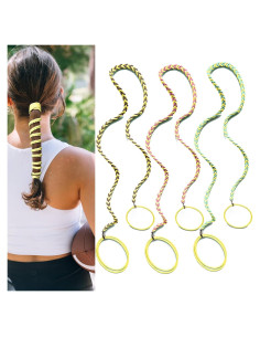 Tiras de Cabello Elásticas DAOSUN 40.64 cm Sin Enredos - 3 Piezas