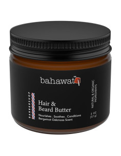 Mantequilla para Cabello y Barba BAHAWAT 150g Acondicionador